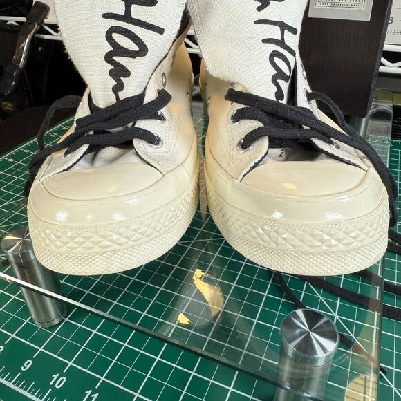 KEITH HARING EGRET®  |  CONVERSE™  |  ALL STAR 70 HI  |  M-10  W-12  |  NEW  | - Picture 13 of 16